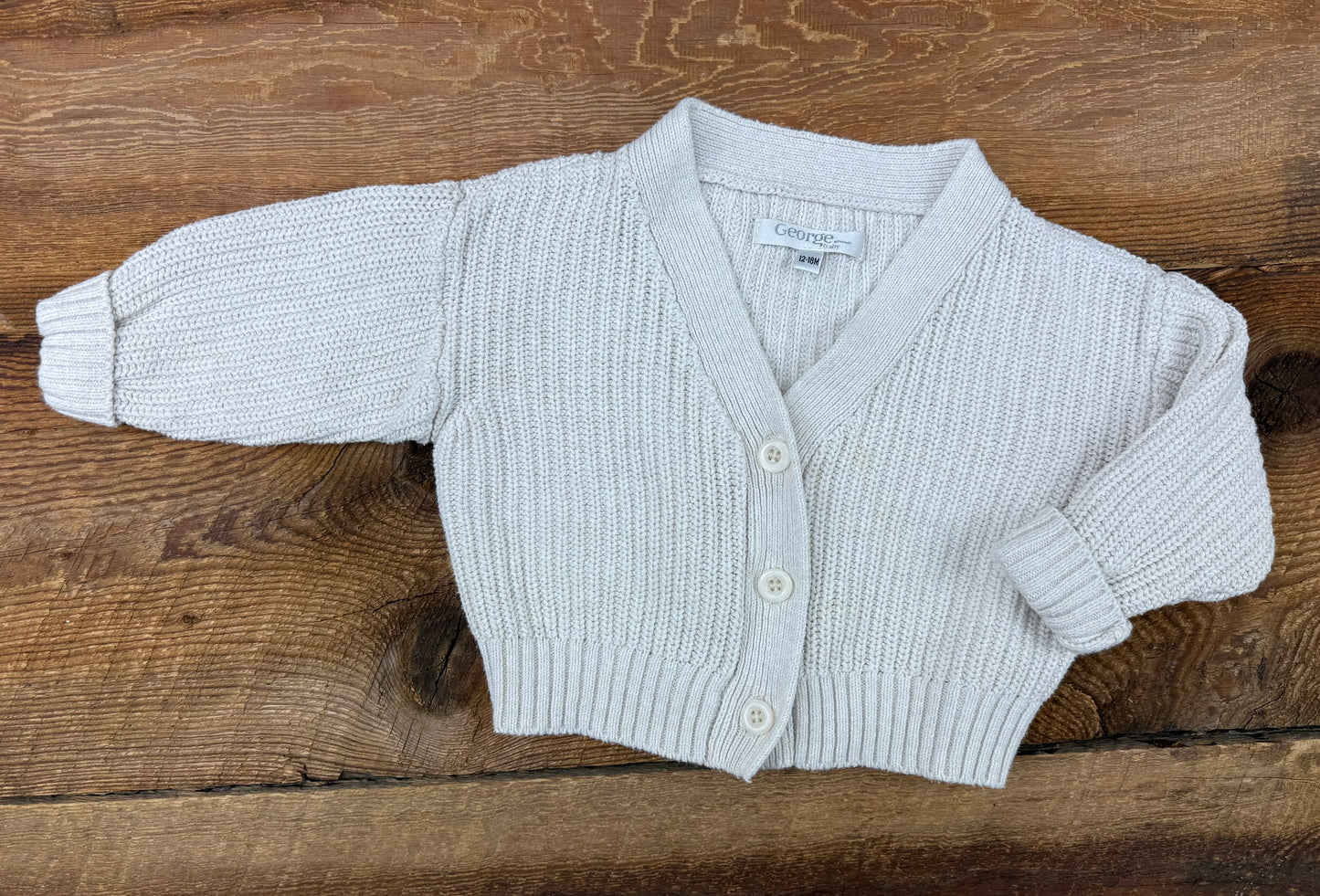 George 12-18M Knit Cardigan