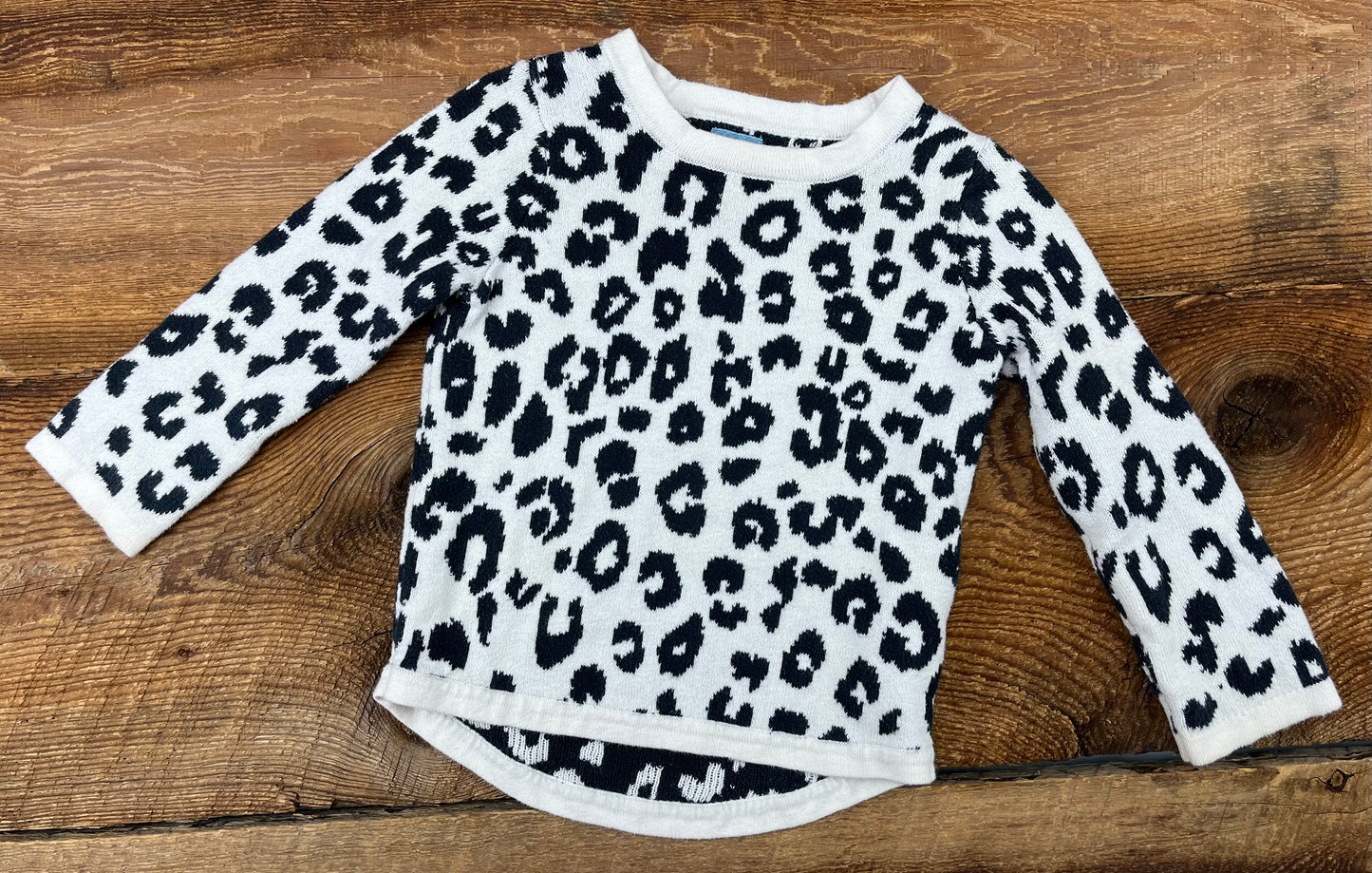 Gap 12-18M Animal Knit Crewneck