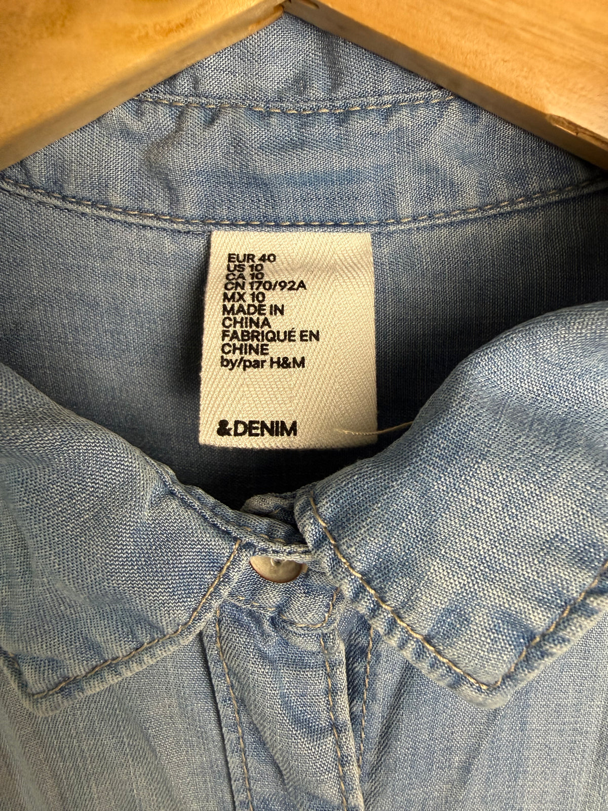 &Denim Women’s 10 Denim Dress