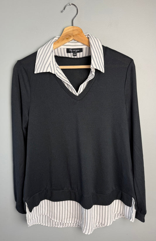 Lily Morgan Women's Medium Collared Shirt