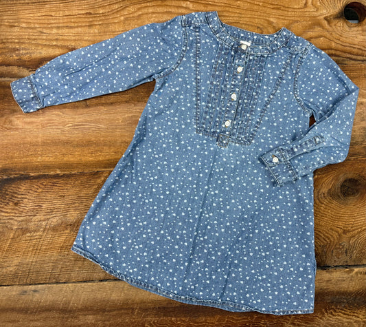 Oshkosh 5Y Jean Heart Dress