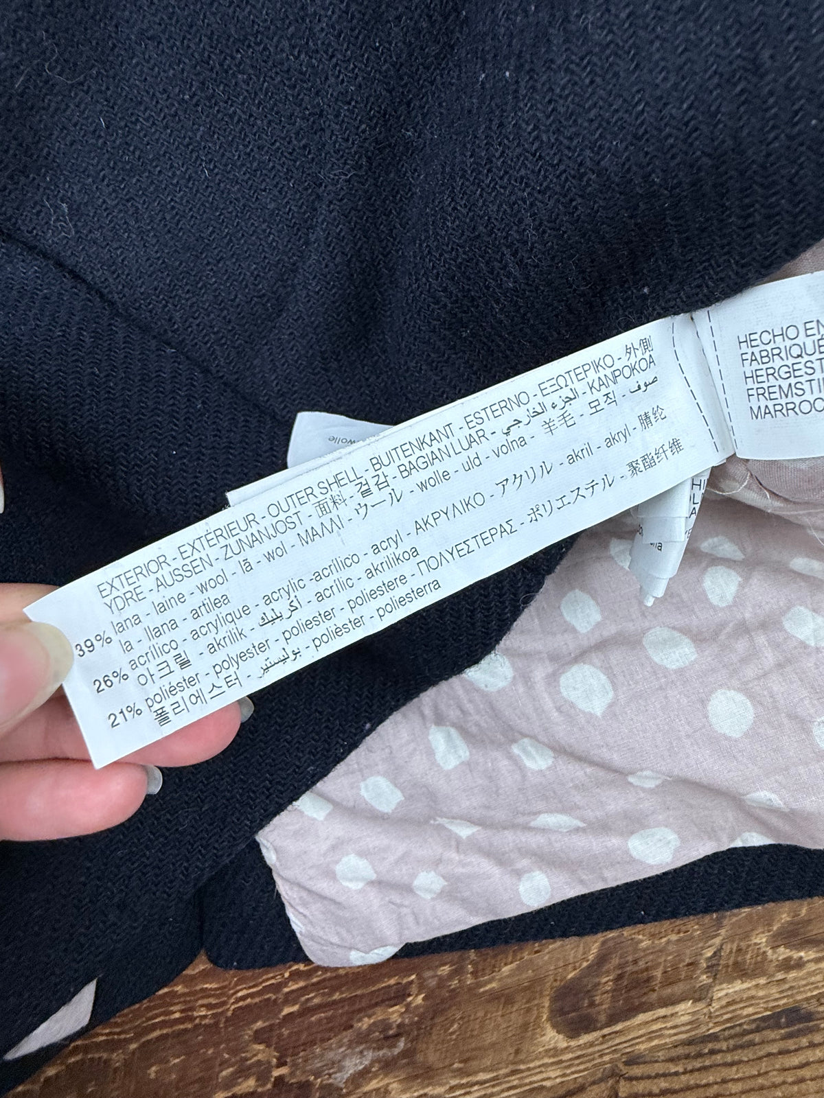 Zara 4-5Y Wool Jacket