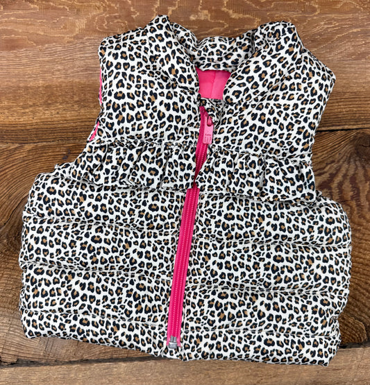 Gap 0-6M Leopard Vest