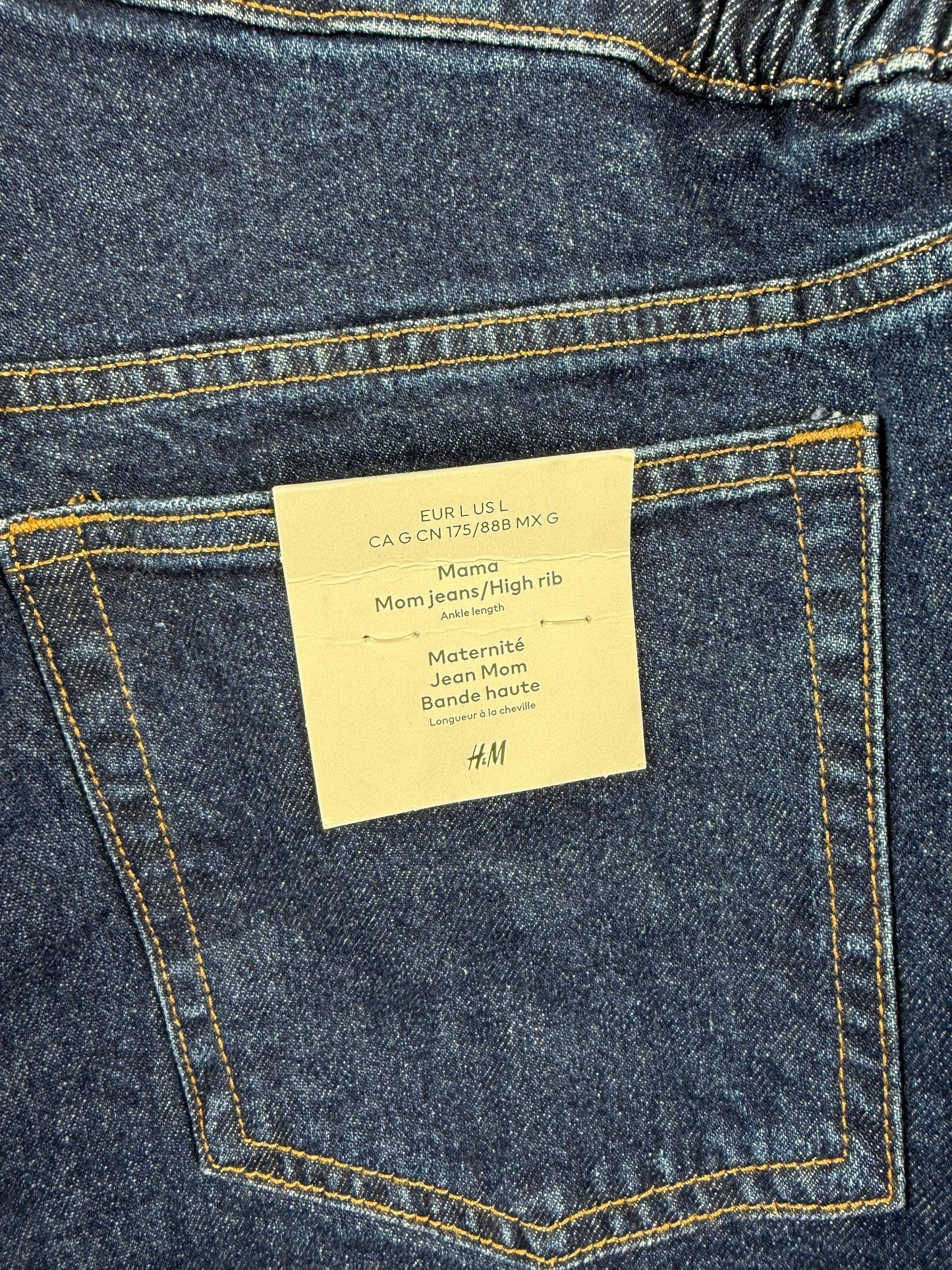 H&M Maternity Large Mom Jean
