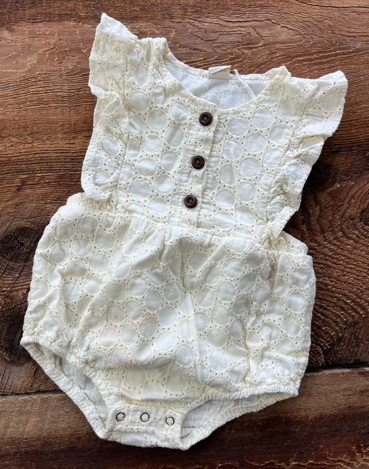 6-12M Lace Onesie Romper