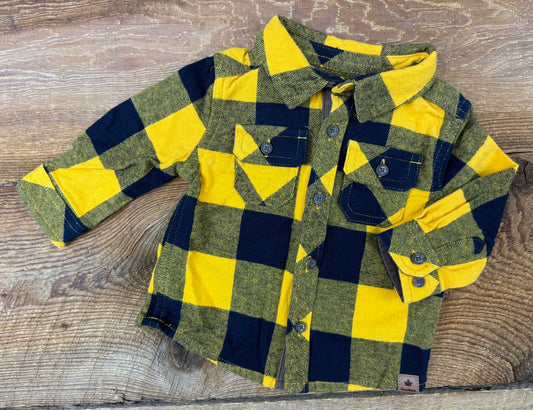 Canadiana 3-6M Flannel Shirt