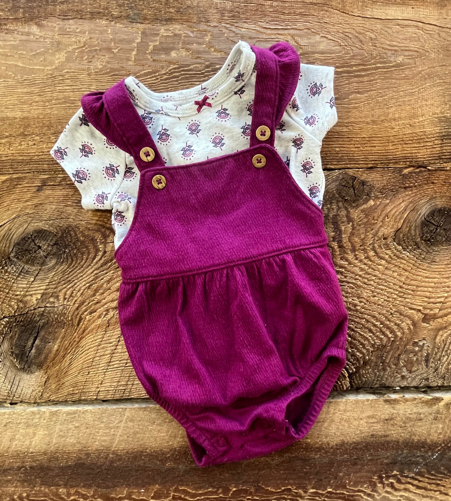 Carter’s 3M Floral Onesie & Romper