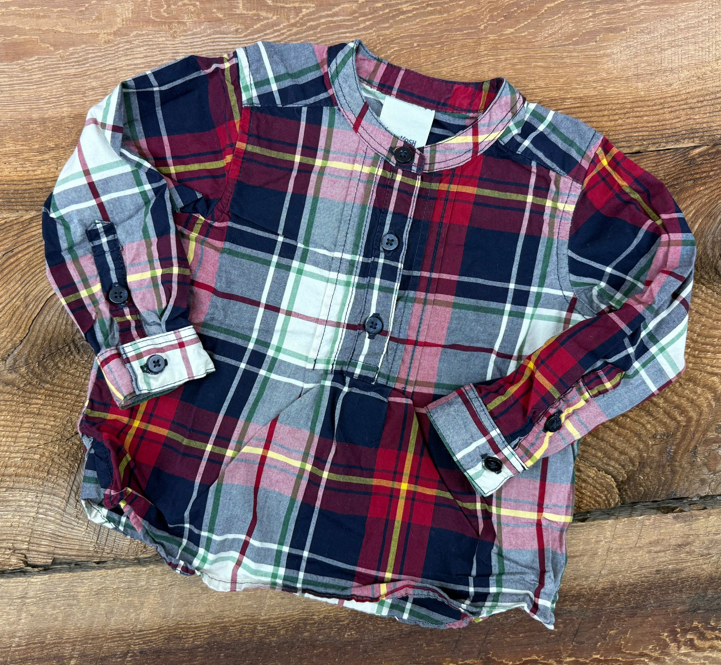 Oshkosh 18M Plaid Shirt