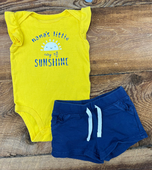 Carter’s 6M Nana’s Sunshine Outfit