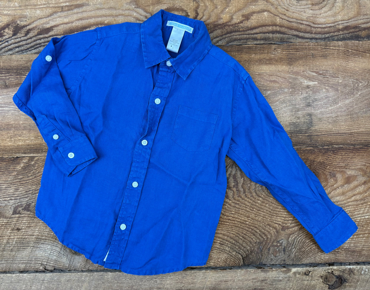 Janie & Jack 3T Linen Shirt