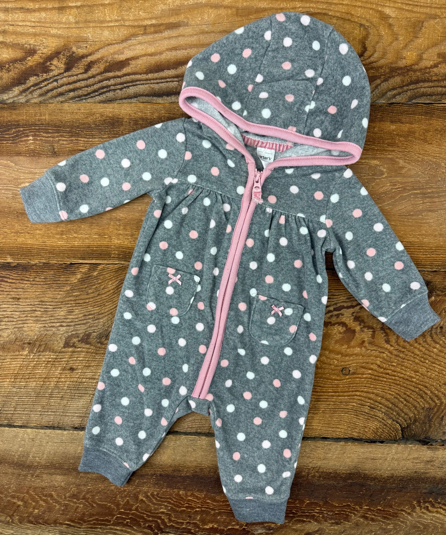 Carter’s 3M Fleece Polka Dot Jumper