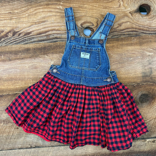 Oshkosh 4T Plaid Skirtall