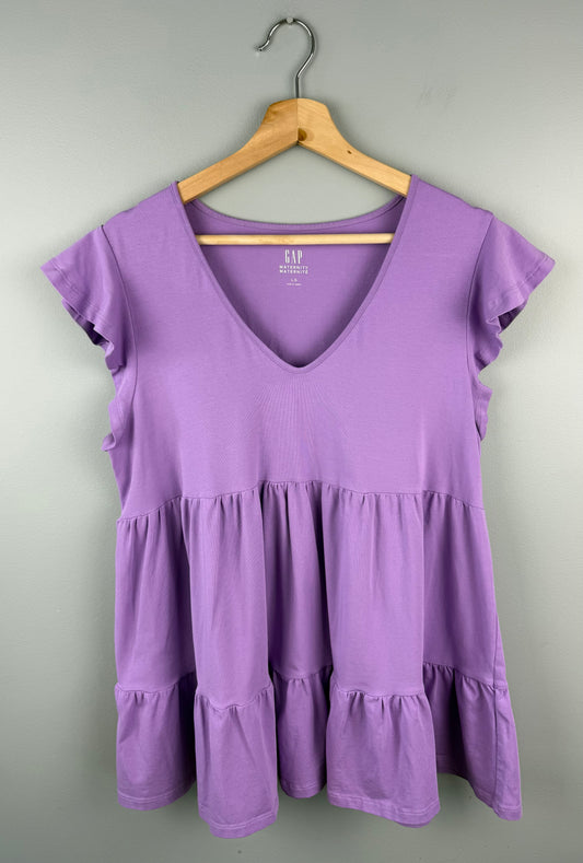 Gap Maternity Large Peplum Tee