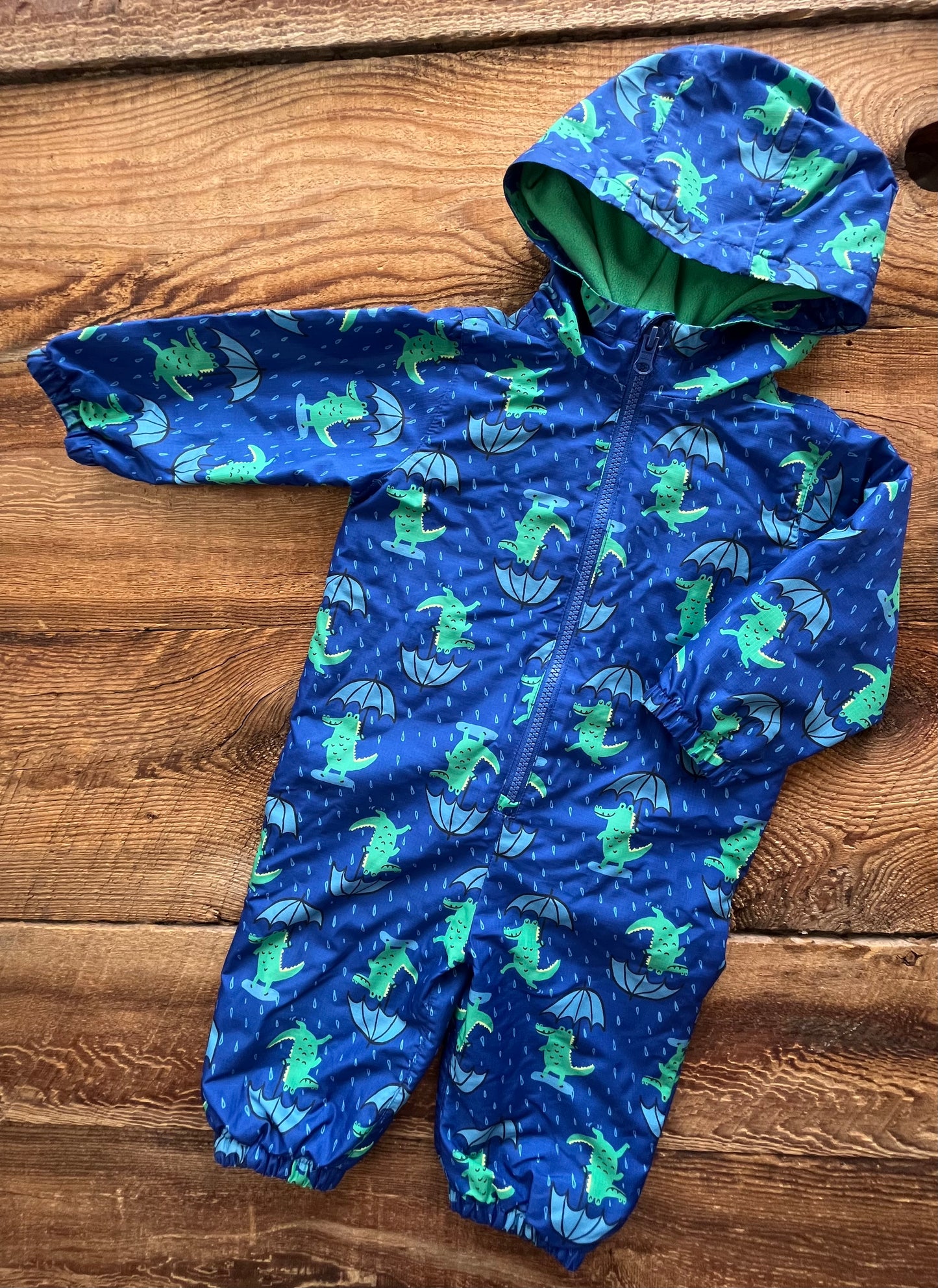 Joe Fresh 6-12M Fleece Lined Rain Suit