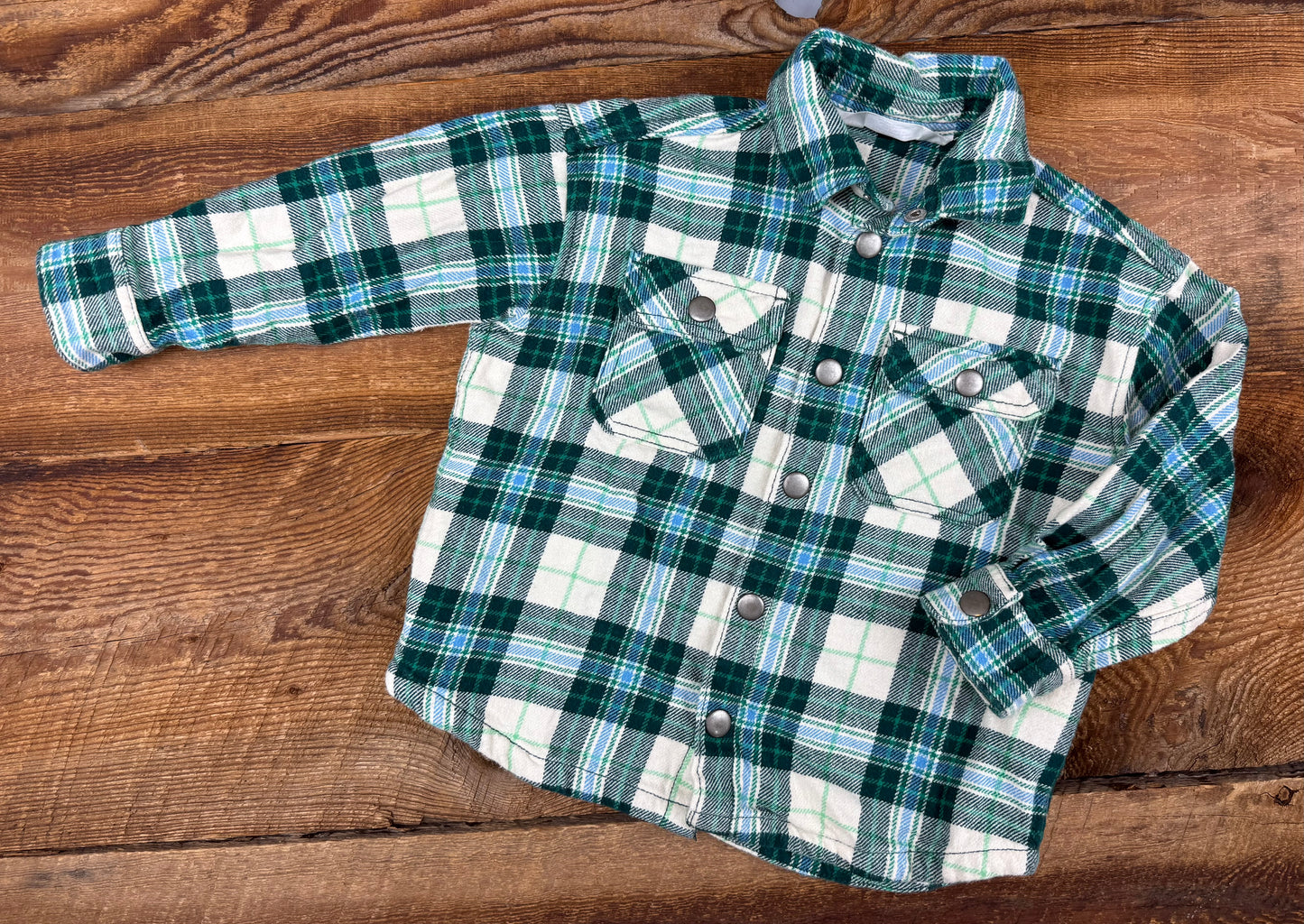H&M 4T Flannel Shirt Jacket