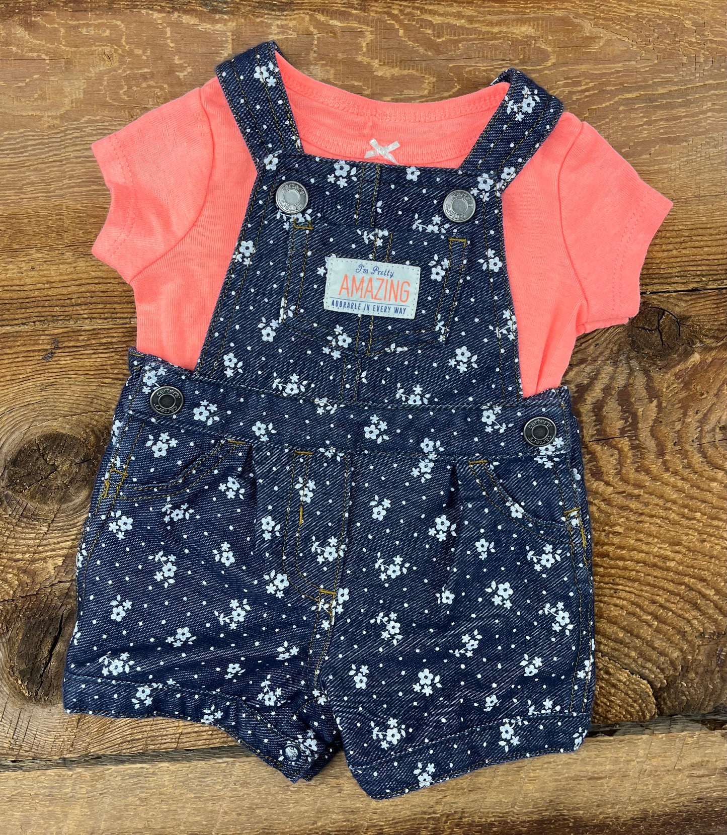 Carter’s 3M Pretty Amazing Shortall Set