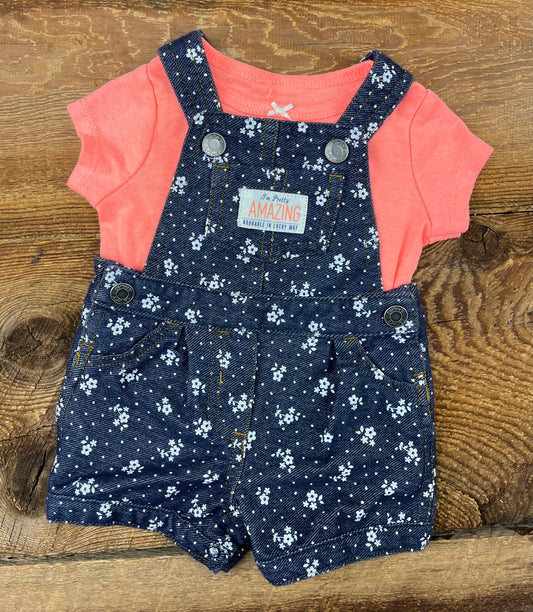 Carter’s 3M Pretty Amazing Shortall Set