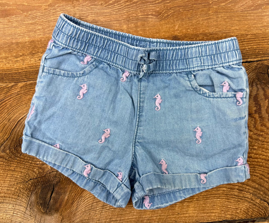 Gymboree 2T Seahorse Jean Short
