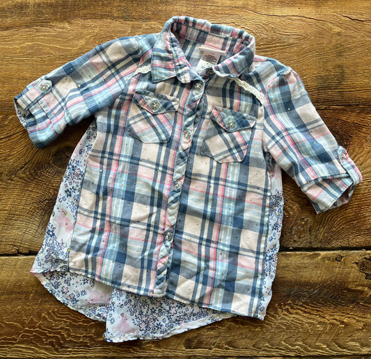 Little Las 4T Plaid Shirt