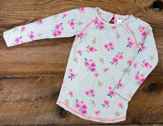 Oshkosh 5T Floral Tunic Sweater