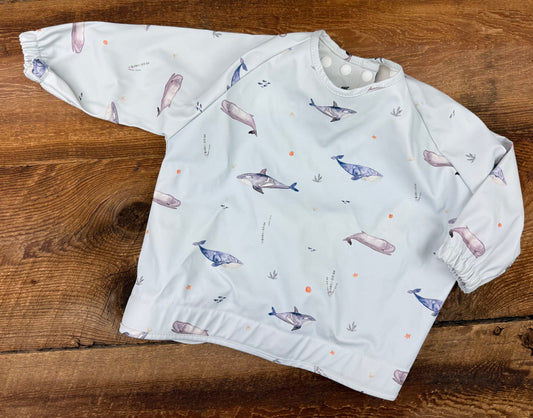 Neferland Waterproof long Sleeve Whale Bib