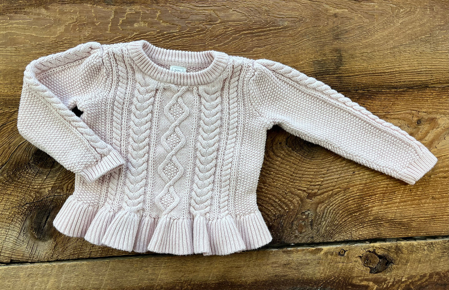 Gap 2T Knit Peplum Sweater