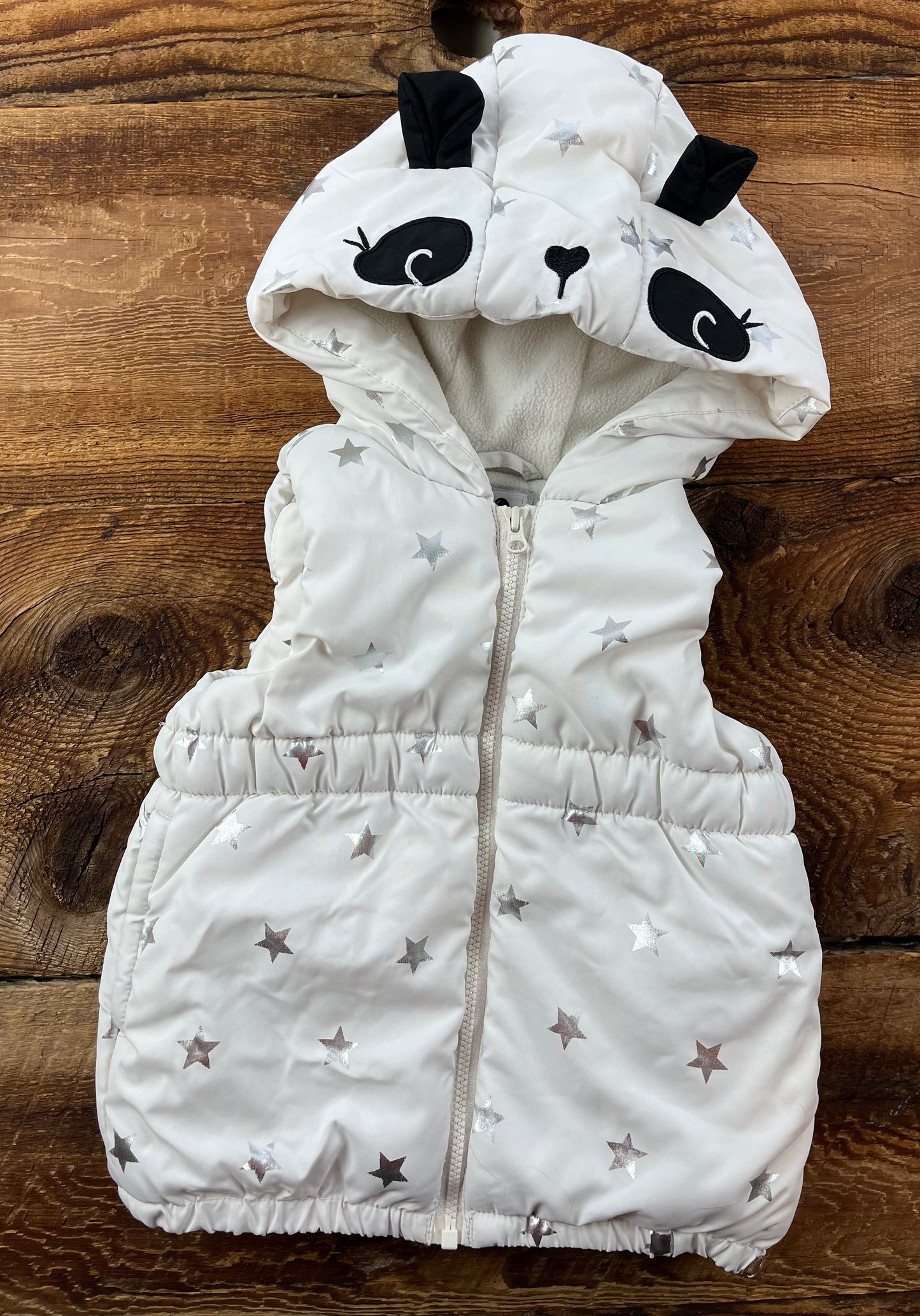 Gymboree 2T Lined Panda Vest