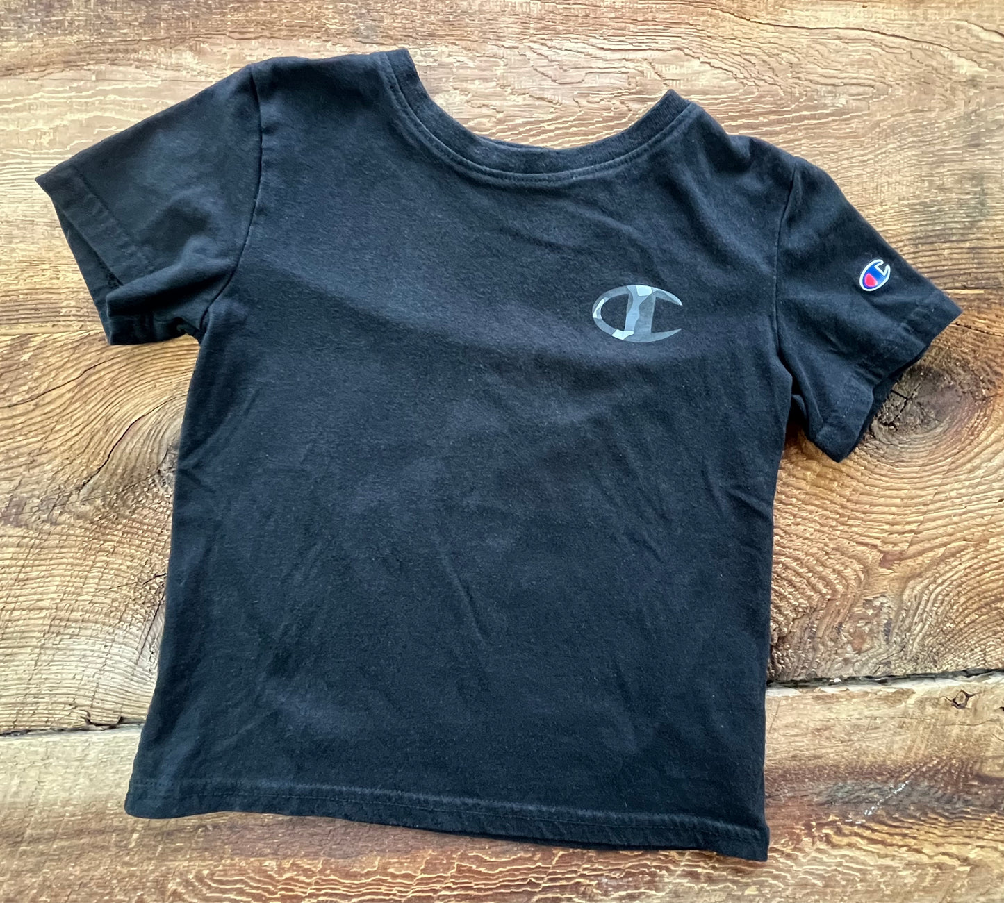 Champion 6Y Logo Tee