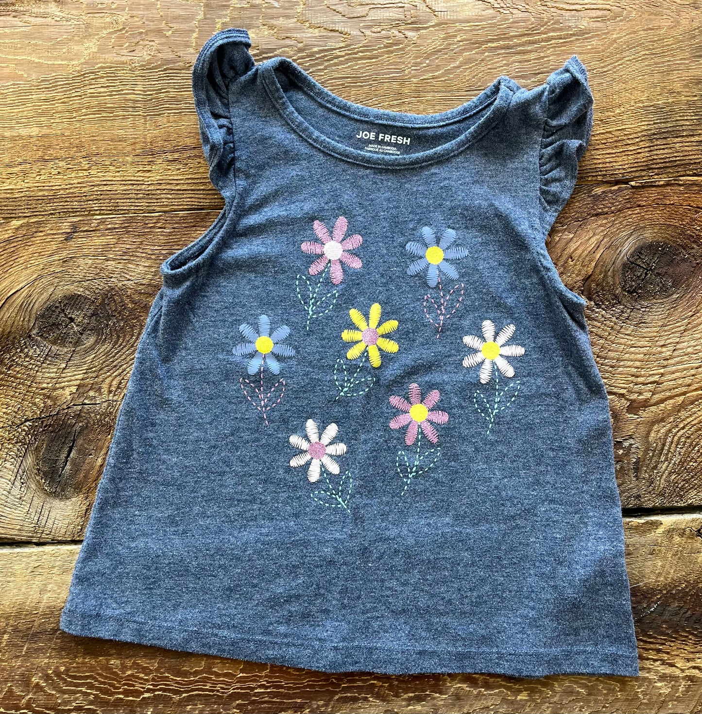 Joe Fresh 5T Floral Tee