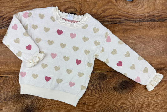 Gap 3T Knit Heart Sweater