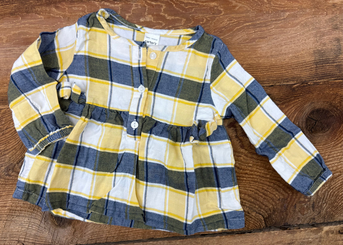 Carter's 12M Flannel Shirt