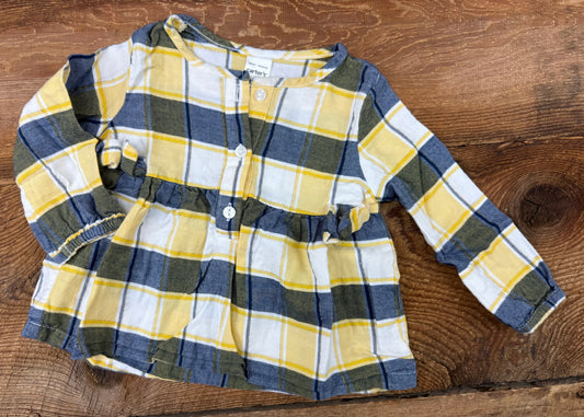 Carter's 12M Flannel Shirt