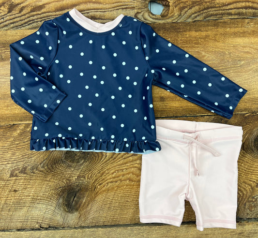 H&M 2-6M Polka Dot Swimsuit