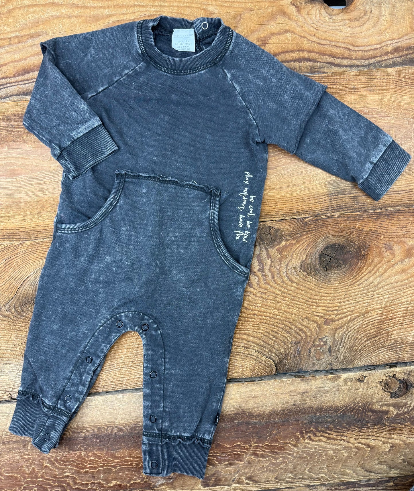 Kidding Around 12M Distressed Jumper