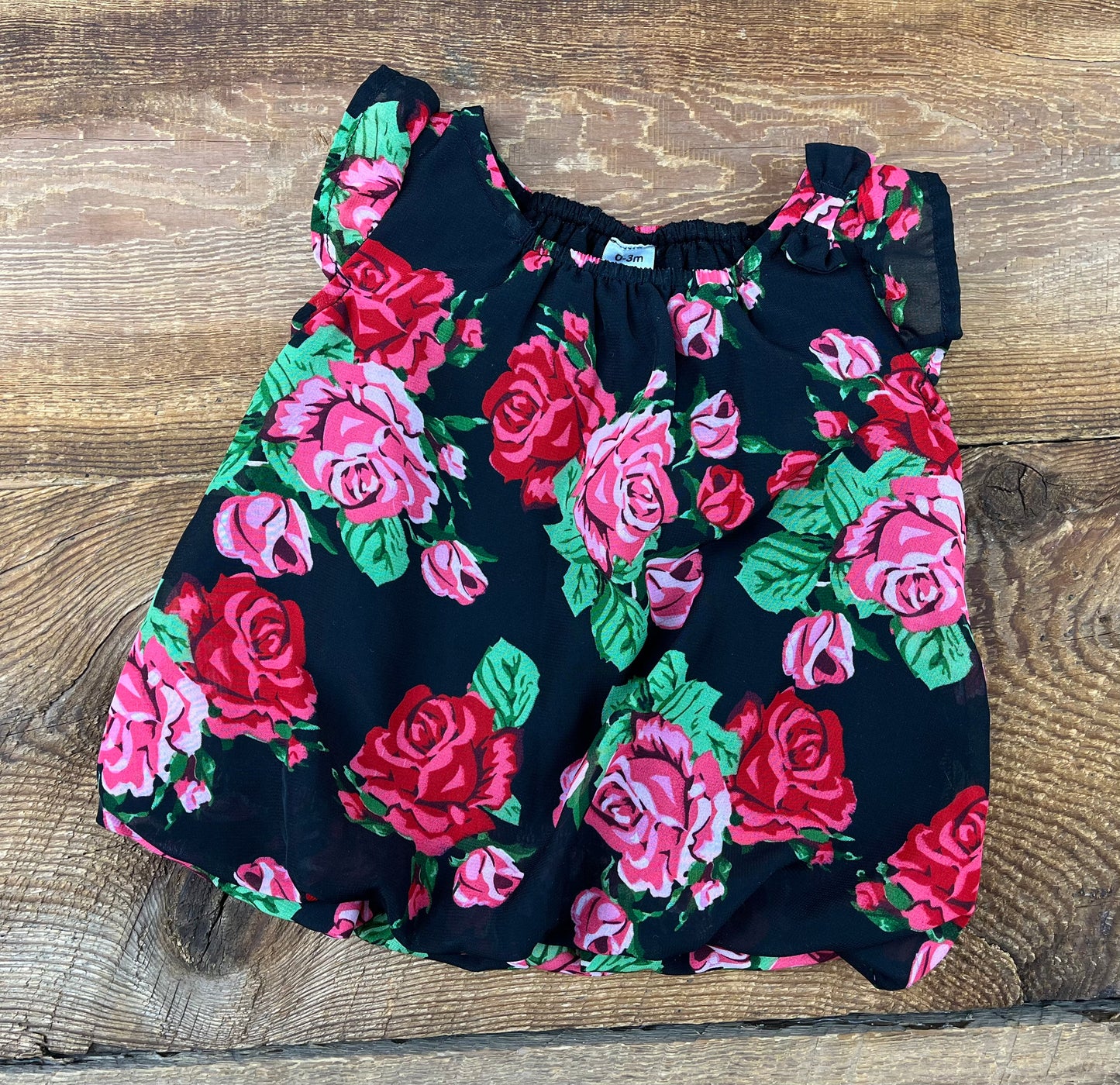 George 0-3M Rose Dress