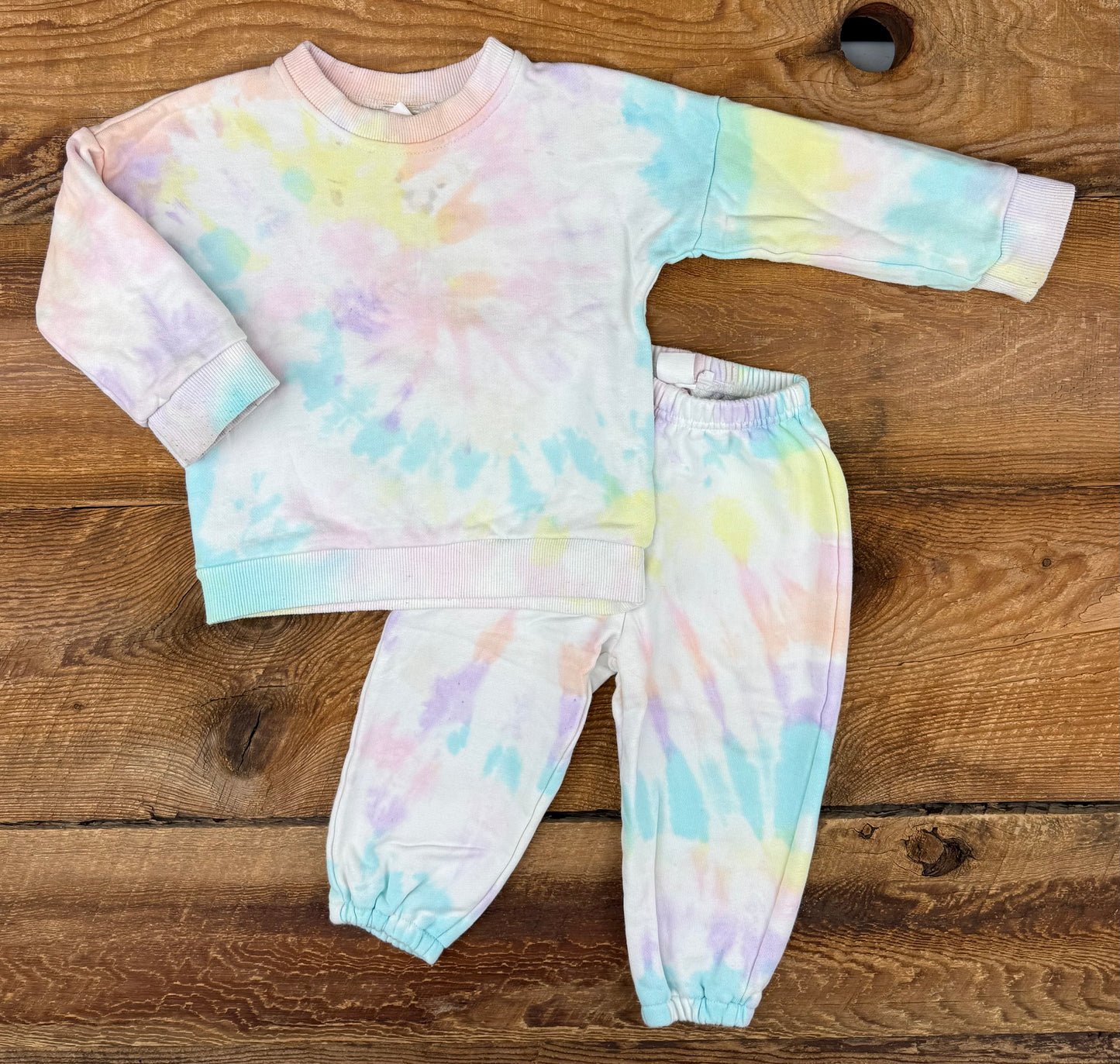 Small Shop 18-24M Tie Dye Sweatsuit