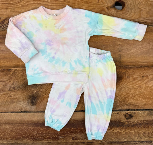 Small Shop 18-24M Tie Dye Sweatsuit