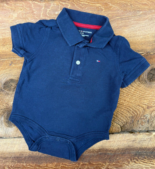Tommy Hilfiger 12M Polo Onesie