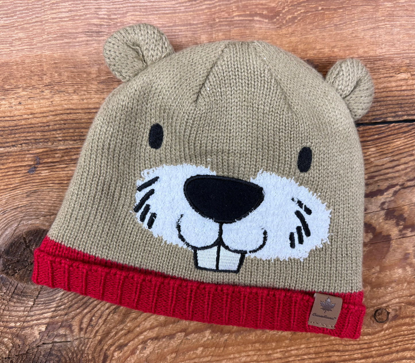 Canadiana 12-24M Beaver Toque