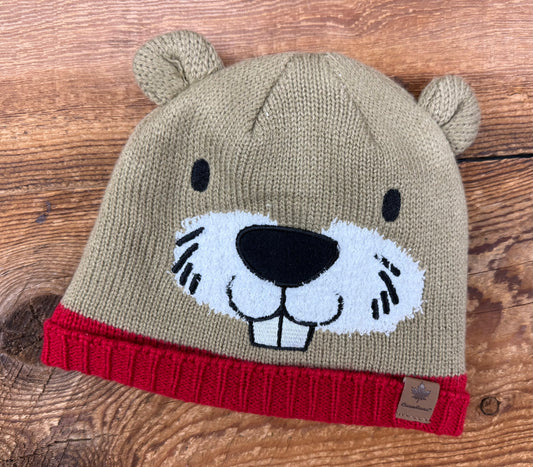 Canadiana 12-24M Beaver Toque