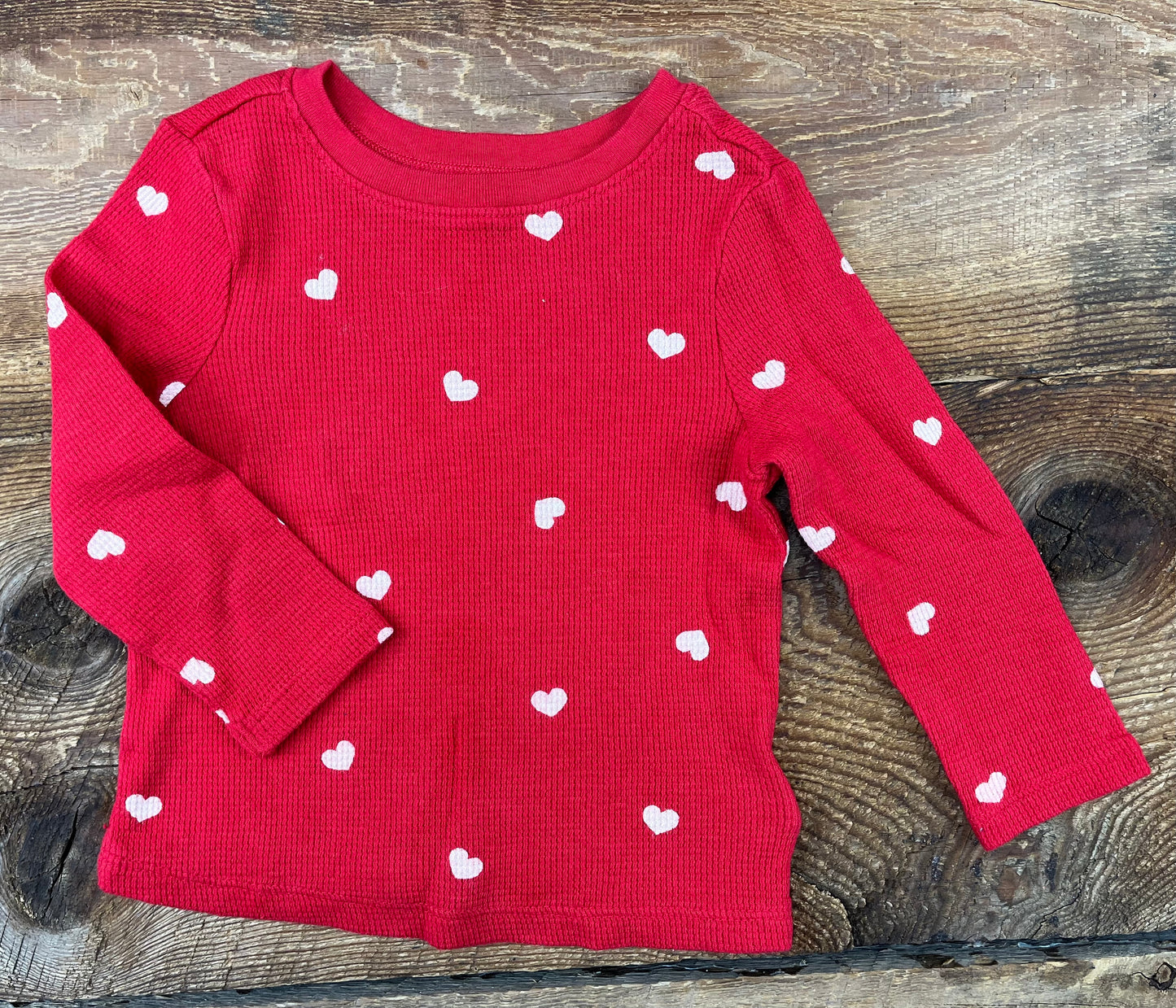 Old Navy 18-24M Thermal Heart Shirt