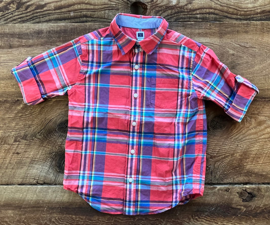 Janie & Jack 4T Plaid Shirt