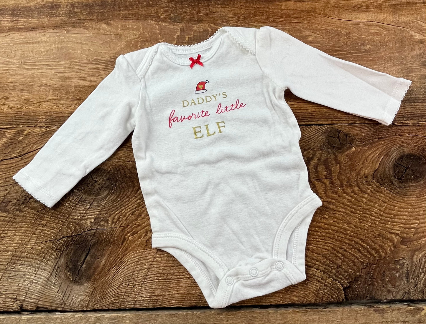 Carter’s 3M Daddy’s Favorite Elf Onesie