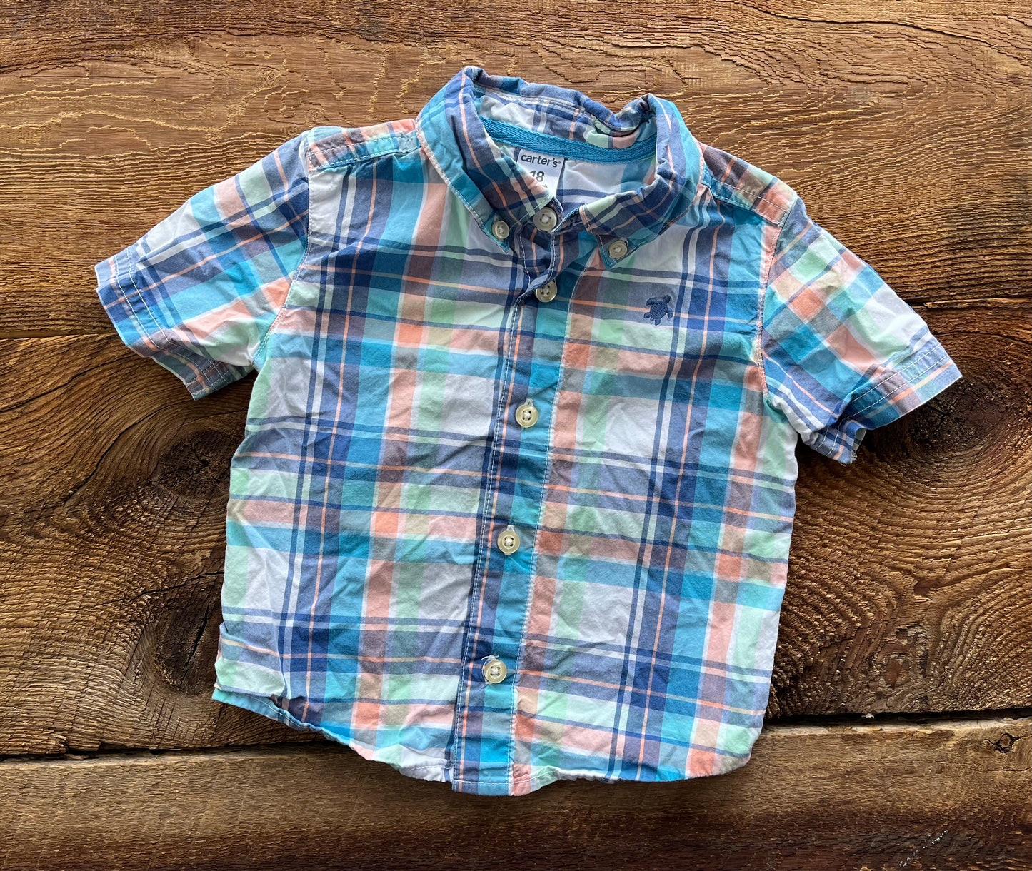 Carter’s 18M Plaid Tee