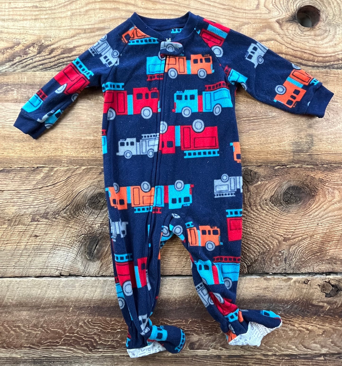 Child of Mine 12M Fleece Truck Sleeper