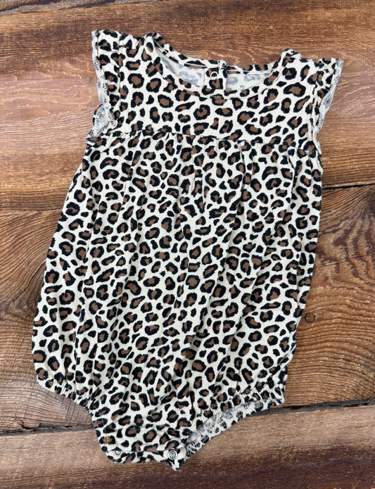 Old Navy 6-12M Leopard Romper