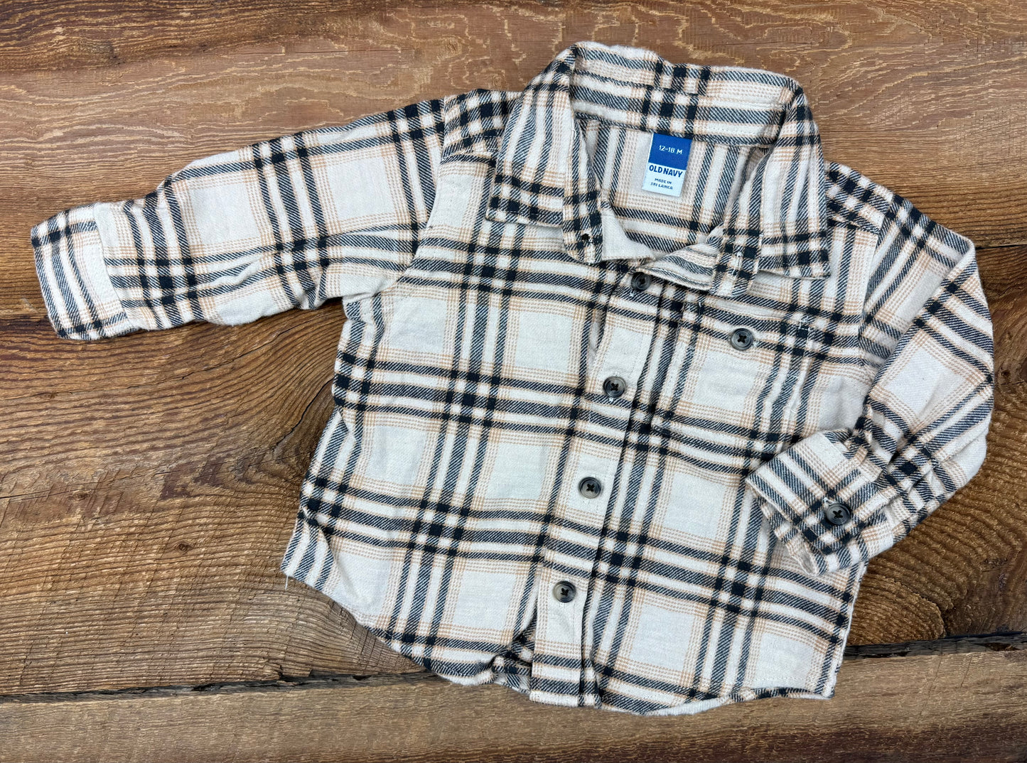 Old Navy 12-18M Flannel Shirt