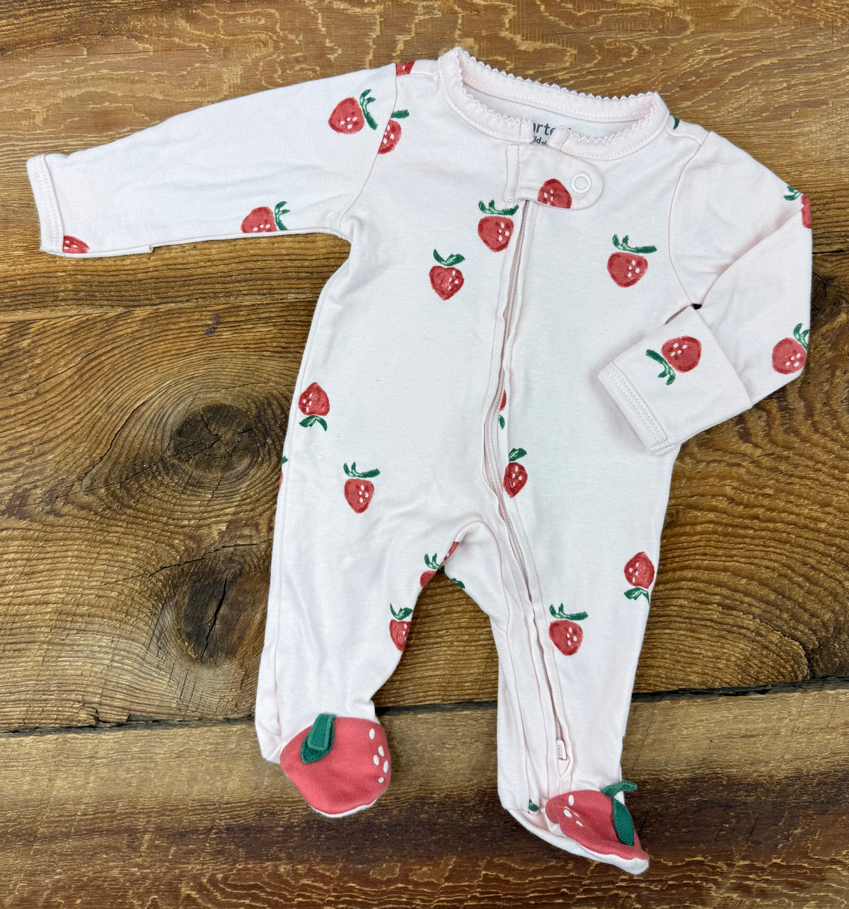 Carter's Preemie Strawberry Sleeper
