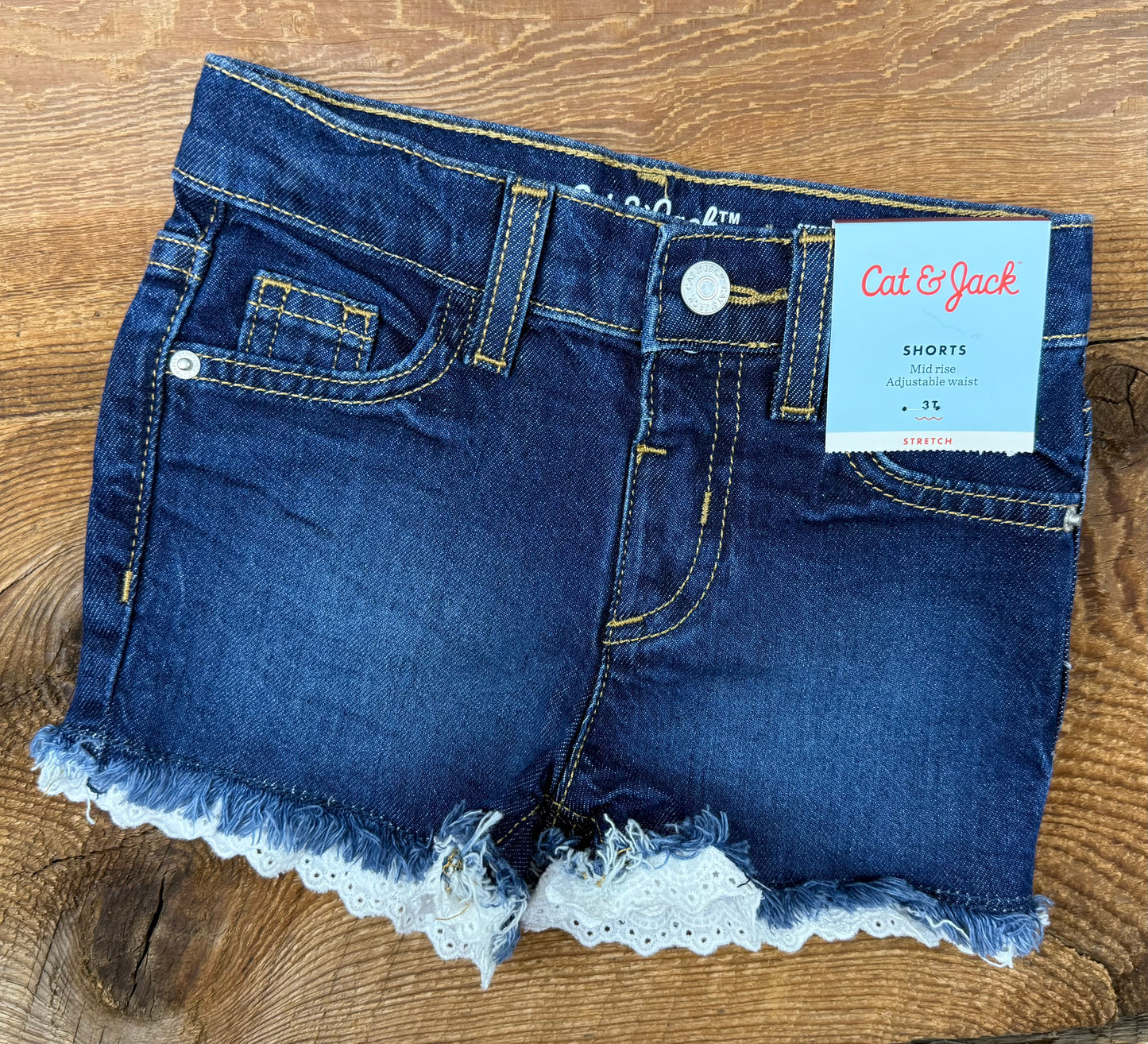Cat & Jack 3T Jean Short