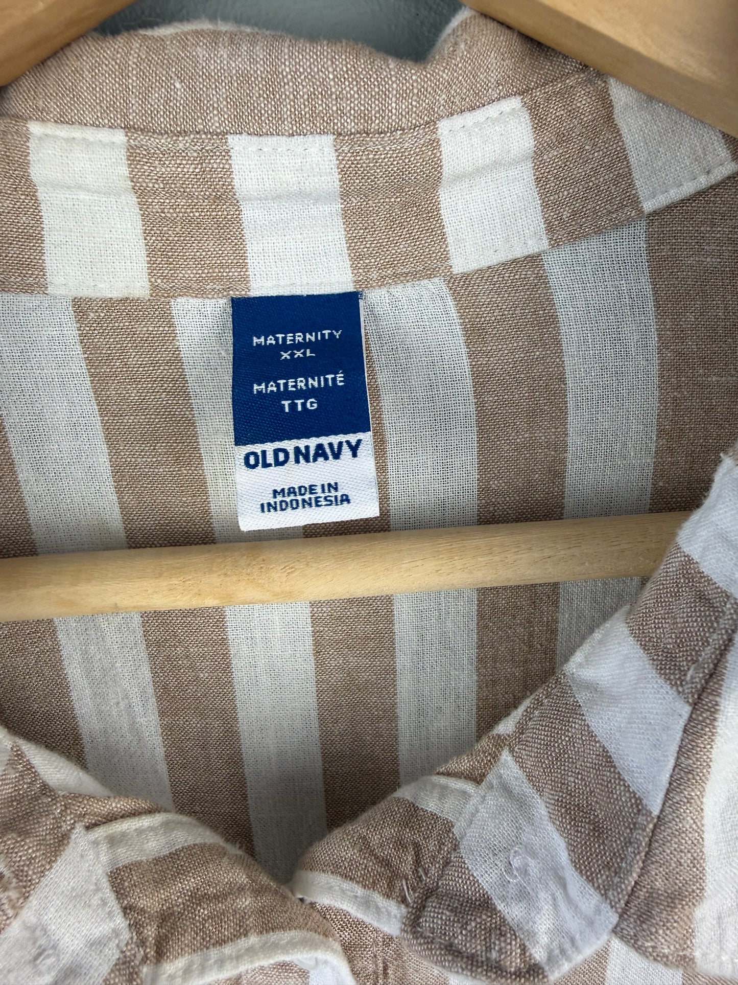 Old Navy Maternity XXL Linen Shirt